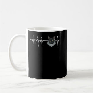 Mug Chat Heartbeat I Amoureux des chats I Maine Coon C