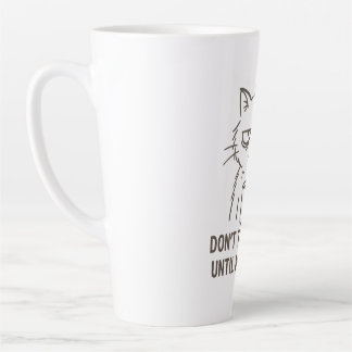 Mug Chat Heures supplémentaires - "Ne me parlez pa