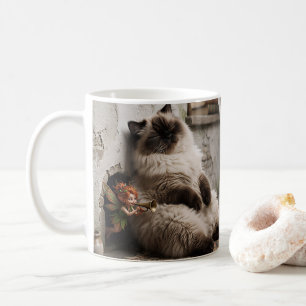 Mug Chat himalayen et Pixie Réveil Surprise 