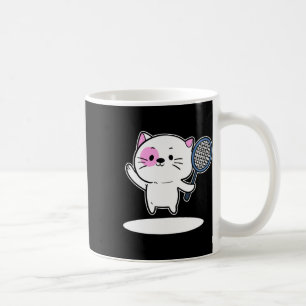 Mug Chat Jouer Badminton Badminton Joueur Pour Hommes