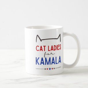 Mug Chat Ladies For Kamala Funny Amoureux des chats