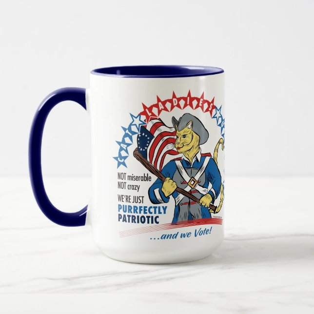 Mug Chat Ladies United mug. Sip & support amoureux de  (Gauche)