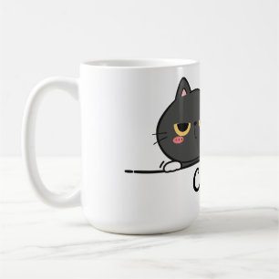 Mug Chat Me Fatigue - Humor Féline
