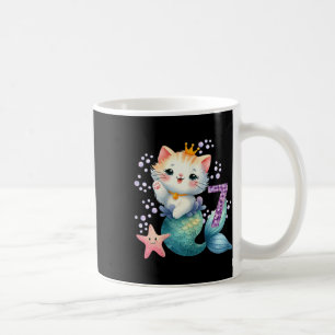 Mug Chat Mermaid 7e anniversaire 7 ans Fille ou