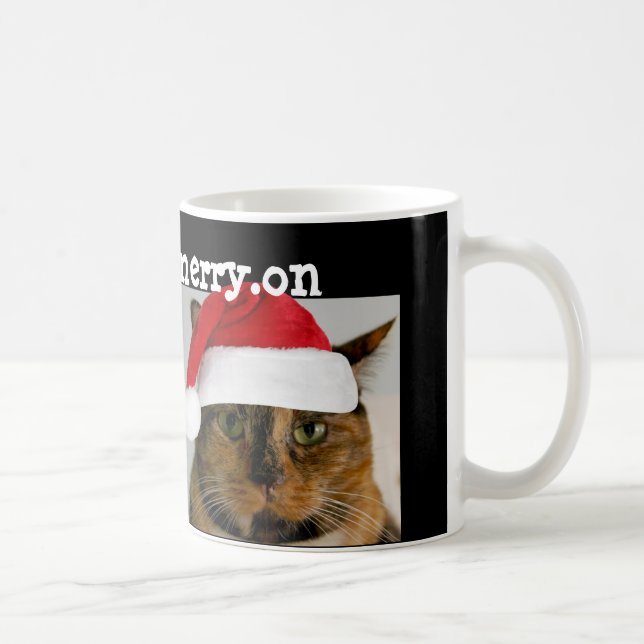 Mug Chat mignon de vacances !  get.your.merry.on (Droite)
