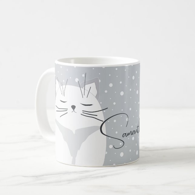 Mug Chat mignon, symbole de 2023. (Devant gauche)