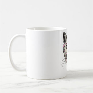 Mug Chat mignonne pour les femmes Amour chat amusant