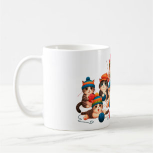 Mug chat, nature, animaux