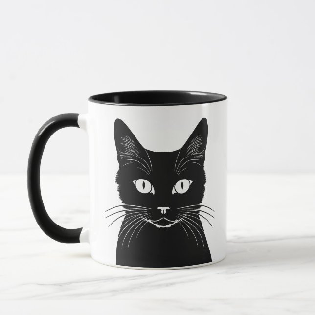 Mug chat noir (Gauche)