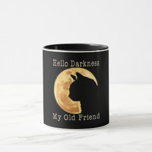 Mug Chat noir Bonjour Obscurité Mon Vieux Ami