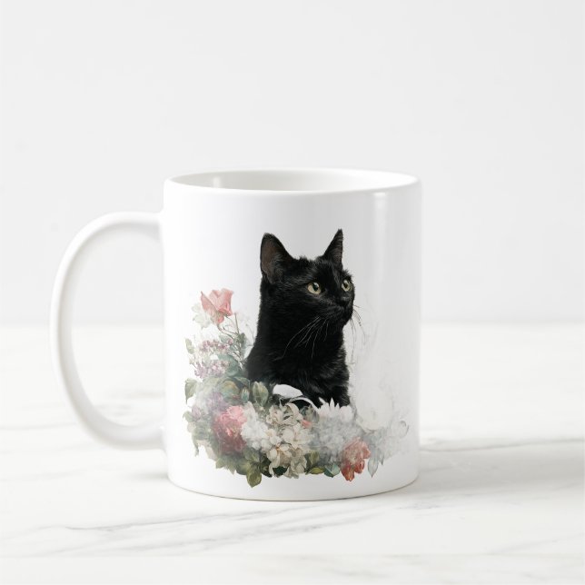 Mug Chat noir capricieux (Gauche)