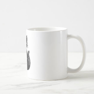 Mug Chat noir céleste avec croissant de lune | Mystiqu