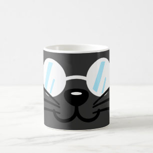 Mug Chat noir Chat noir Chat gris Chat portant des lun
