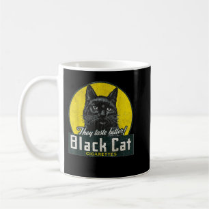 Mug Chat Noir Cigarettes Vintages Hommes Femmes Amoure