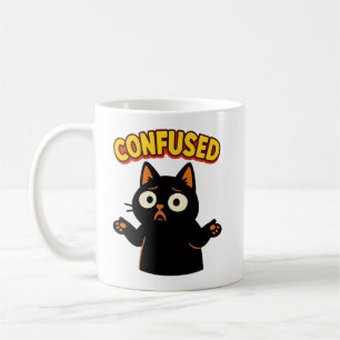 Mug Chat noir confus