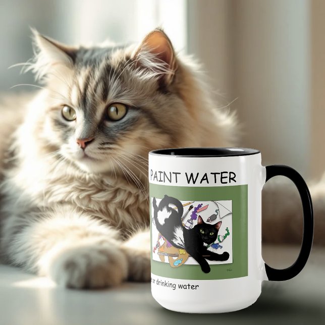 Mug Chat noir de l'artiste (Créateur téléchargé)