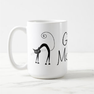 Mug Chat noir de Voxkitty - bonjour