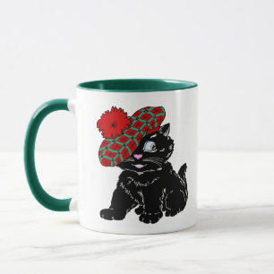 Mug Chat noir écossais
