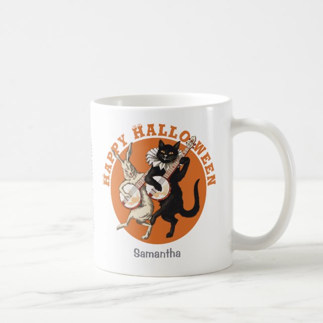 Mug Chat noir et lapin Roguish CC1053 Halloween (Droite)