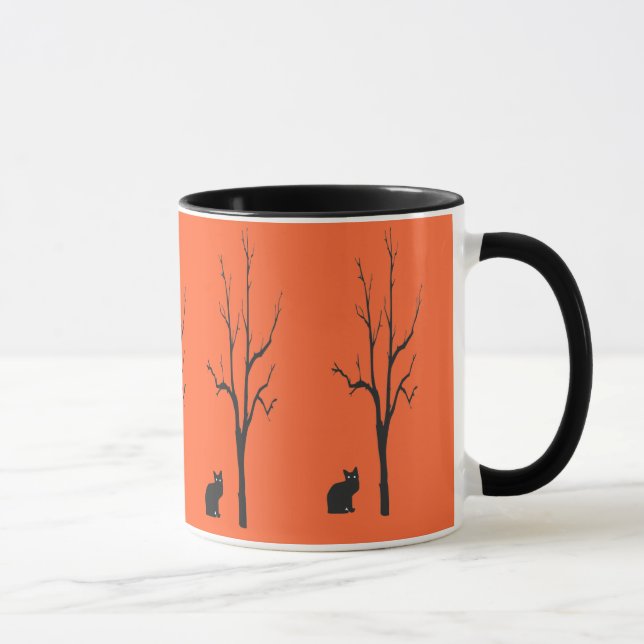 Mug Chat noir Halloween (Droite)
