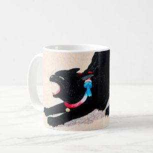 Mug Chat noir Hissing Fine Art par Hiroaki Takahashi