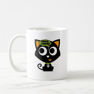 Mug Chat noir Mmm Candy Halloween