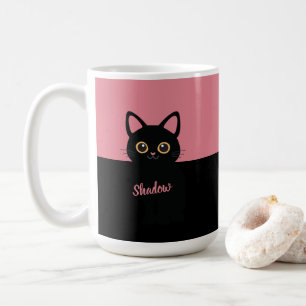 Mug Chat Noir Personnalisé - Cadeau pour les amour