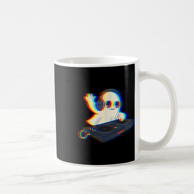 Mug Chat noir Squelette à la main Boop Halloween Chats (Droite)