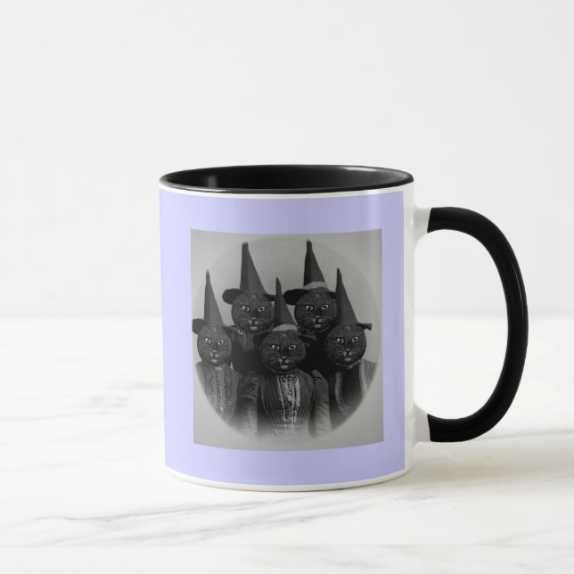 Mug Chat noir vintage/sorcières (Droite)