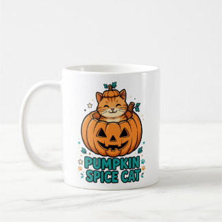 Mug Chat orange d'Halloween au Curry de Citrouille Cha