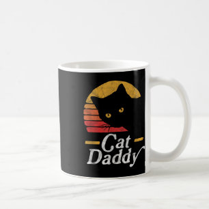 Mug Chat Papa Vintage 80 Style Chat Rétro Disques