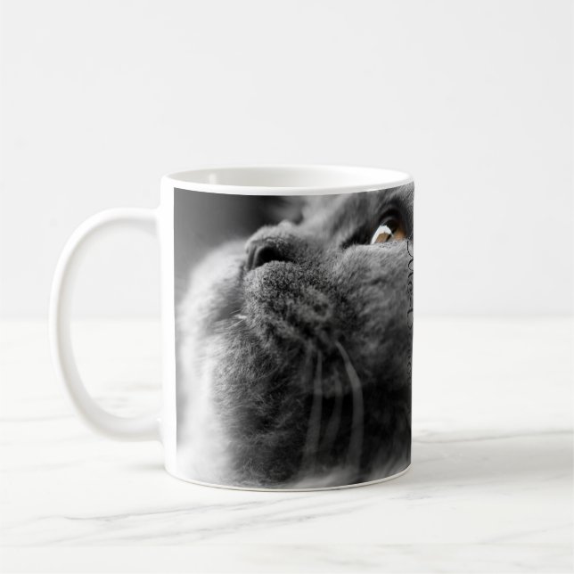 Mug Chat persan gris (Gauche)
