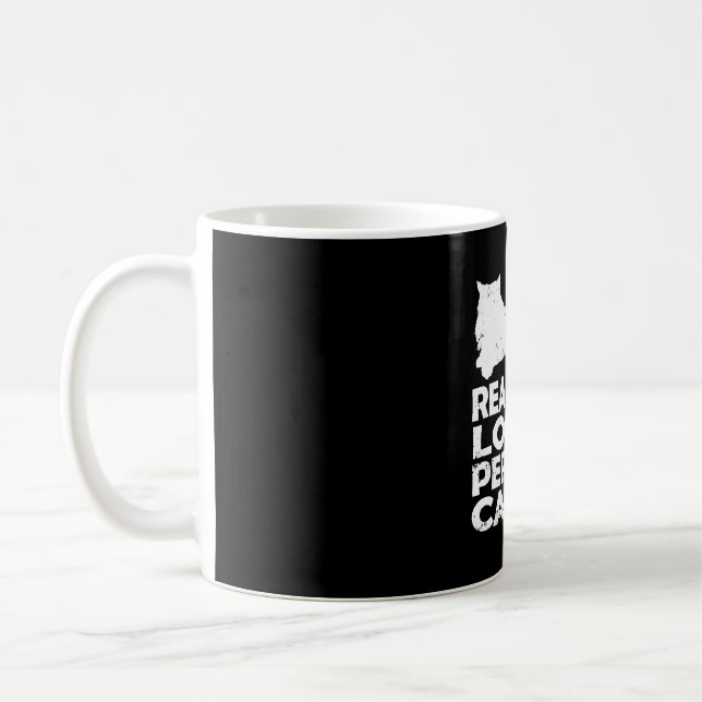 Mug chat perse - les vrais hommes aiment les chats per (Gauche)
