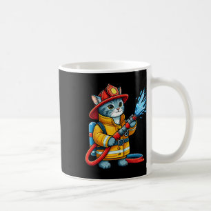 Mug Chat pompier Chat pompier Amoureux des animaux Cha