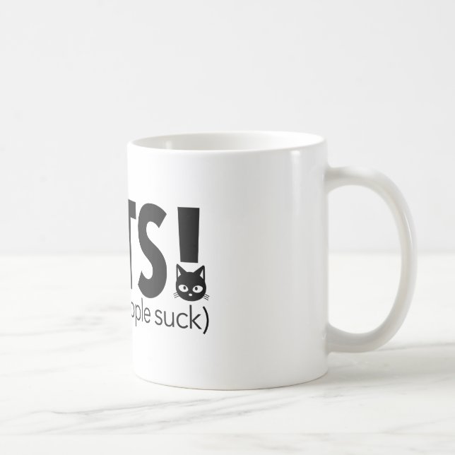 Mug Chat puisque les gens sucent (Droite)