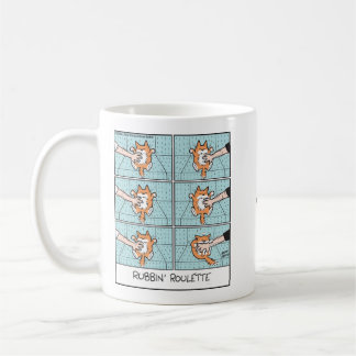 Mug Chat qui se frotte à la roulette