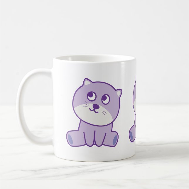 Mug chat regardant le ciel (Gauche)