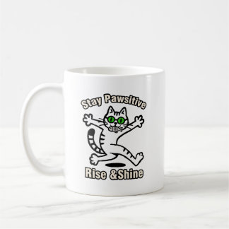 Mug Chat Restez Positif