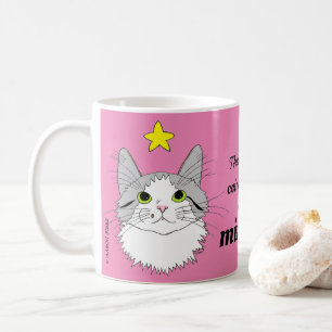 Mug Chat Roux Miracles Gizmo Inspirant Rose