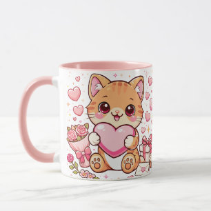Mug Chat Saint-Valentin