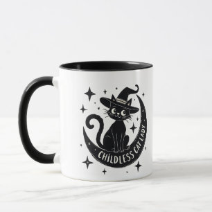 Mug Chat sans enfant Lady Harris Walz Halloween Pastel