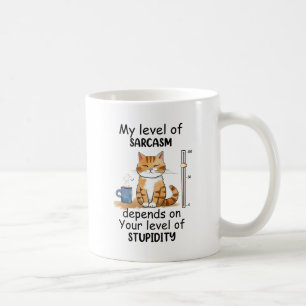 Mug Chat sassy et mignonne orange
