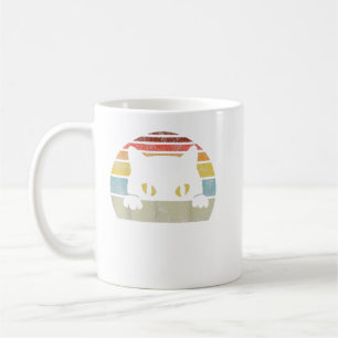Mug Chat Style Rétro Chats Kitty Noir Cadeaux Lover T-