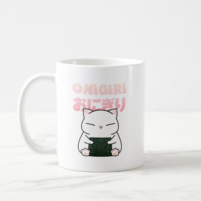 Mug Chat Sushi Ball de riz (Gauche)