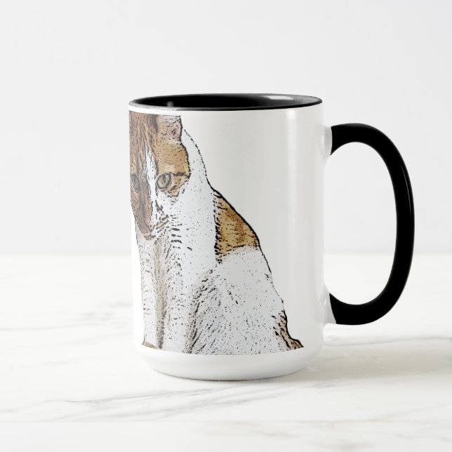 Mug Chat tigré orange (Droite)