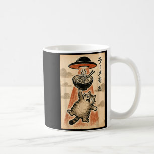 Mug Chat Ufo Ramen Drôle Anime Japonais Hommes Femmes