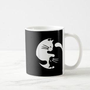 Mug Chat Yin Yang Peace Love Interconnectées Idée cade