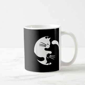 Mug Chat Yin Yang Peace Love Interconnectées Idée cade