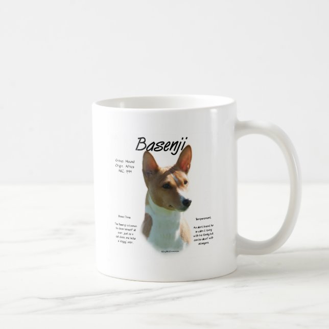 Mug Châtaigner Basenji Histoire Design Tout sur Basenj (Droite)