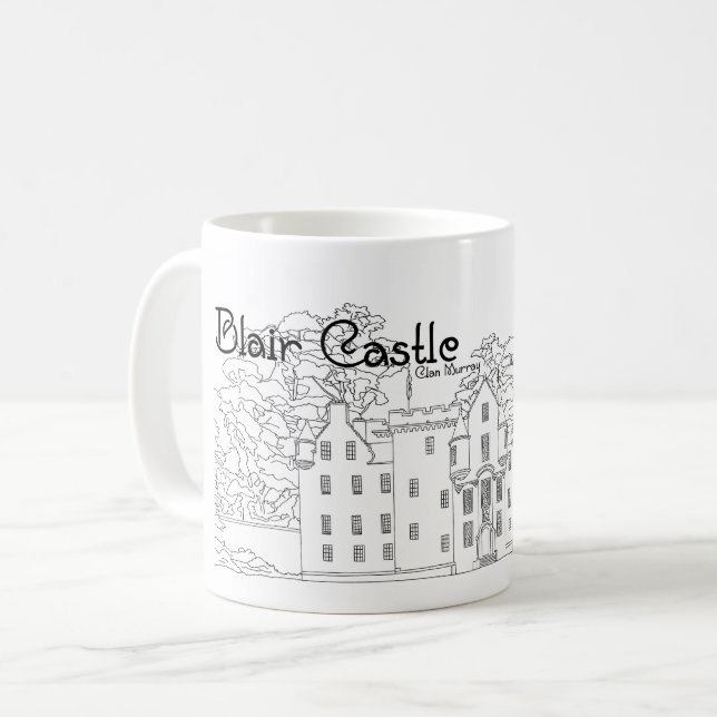 Mug Château de Blair Perthshire (Devant gauche)